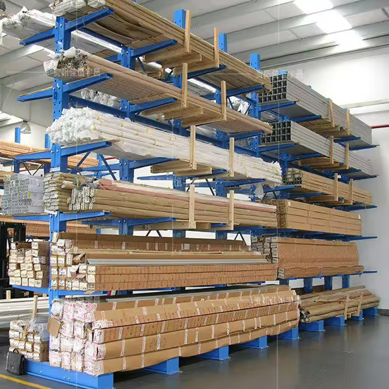Factory Price Cold Rolled Steel Heavy Duty Cantilever Racking Corrosion Protected CE Certified Durable Multi-Level Shelves