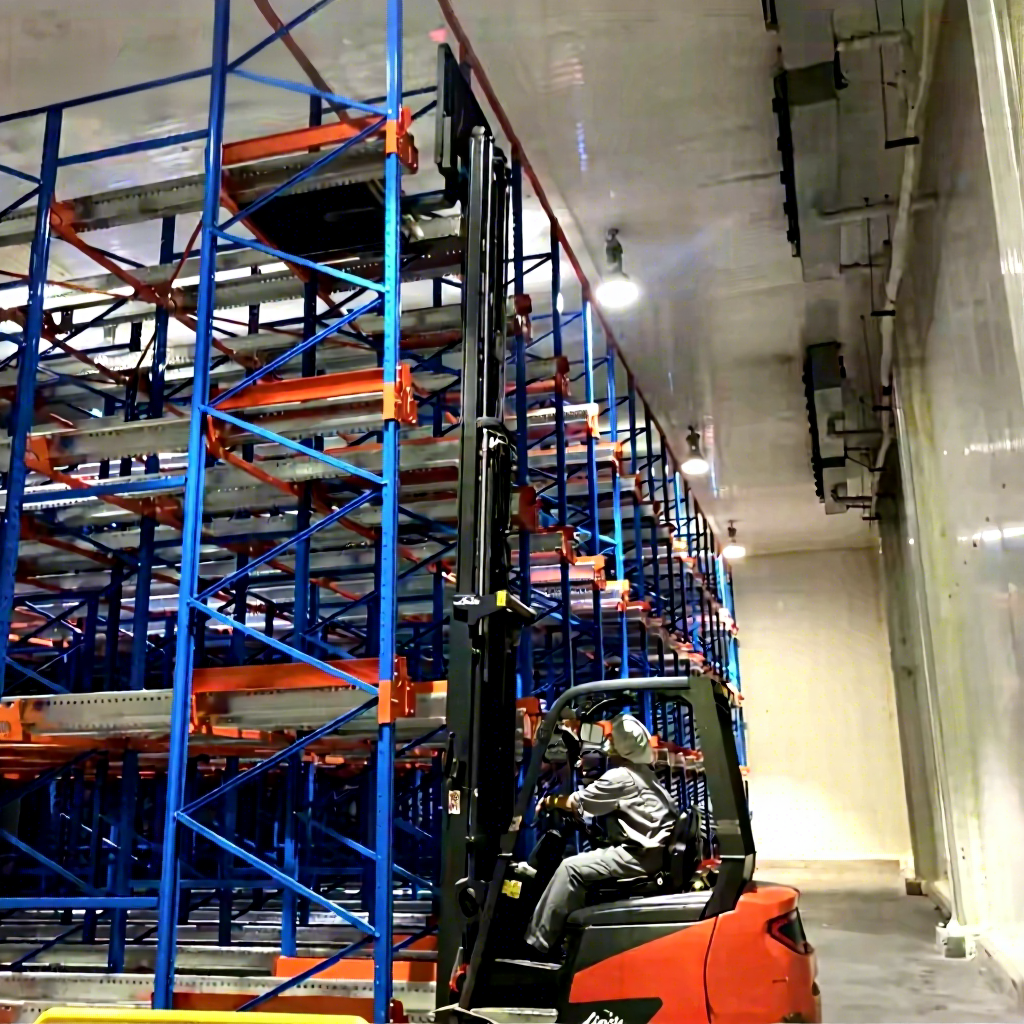 High Density Warehouse Storage Pallet Runner Customized Radio Shuttle Pallet Rack Radio Shuttle Racking System
