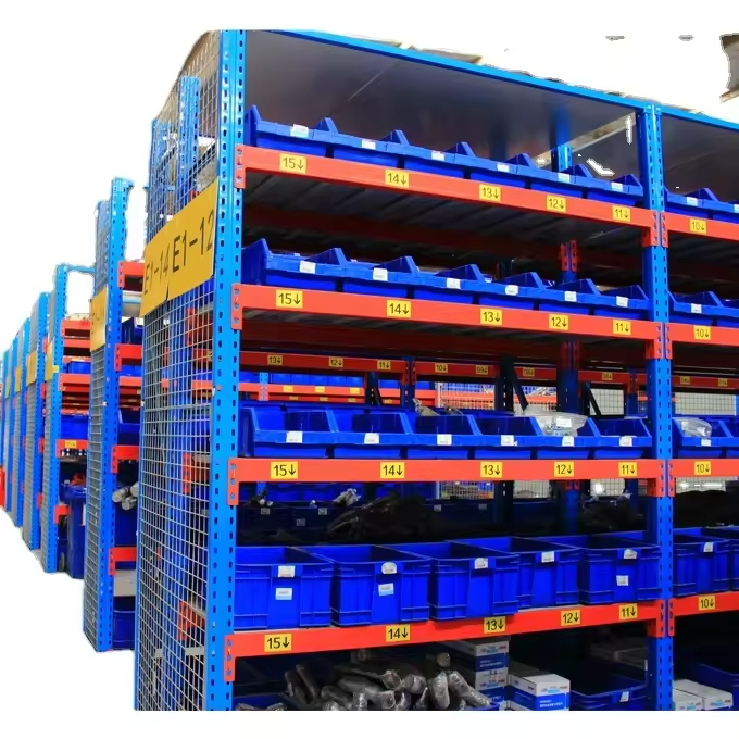 800kg/Layer Adjustable Racks Industrial Metal Steel Boltless Storage Stacking Shelves Unit System for War Ehouse
