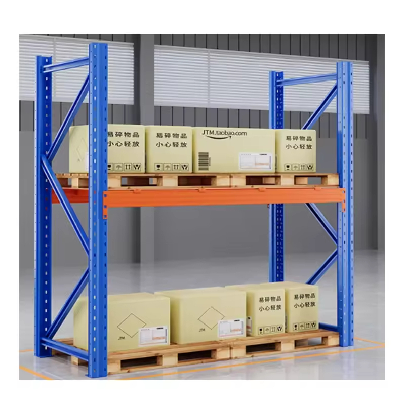 High Quality Customized Steel Pallet Shelf System Heavy Duty Shelves Display Stacking Racks for Industrial Warehouse Use