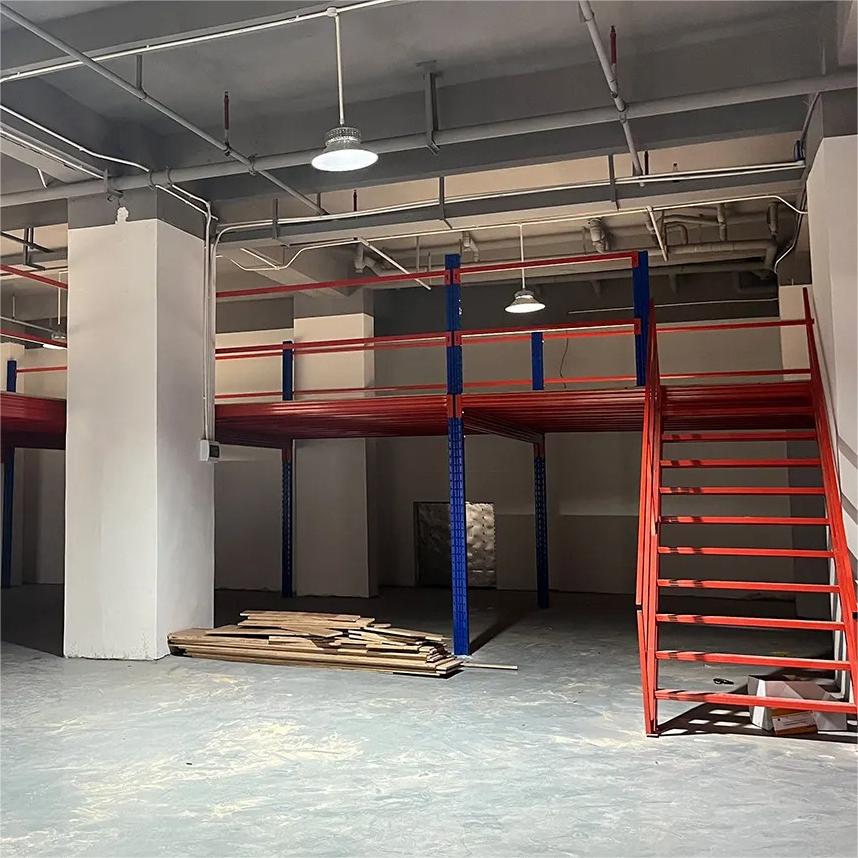 Industrial Warehouse Steel Platforms Metal Shelving Storage Racks Heavy Duty Steel Mezzanine Floor Systems