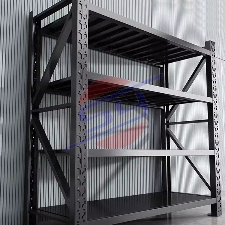Warehouse Heavy Duty Storage Racking Industrial Thickened Metal Boltless Assembled Pallet Racking Tyre Racking System