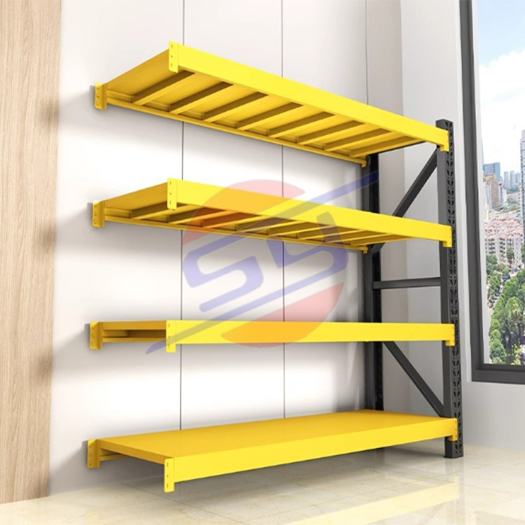Heavy-Duty Steel and Metal Warehouse Pallet Racking Systems Support Beam Warehouse Storage
