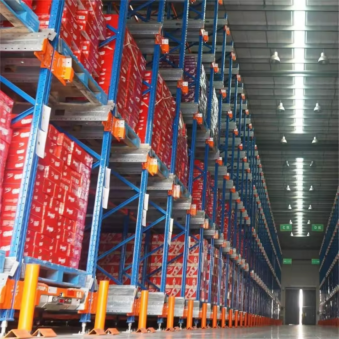 Automated Intelligent Storage Rack High-Density Two-Way Radio Shuttle Rack for Pallet Cargo Intensive Warehouse Storage