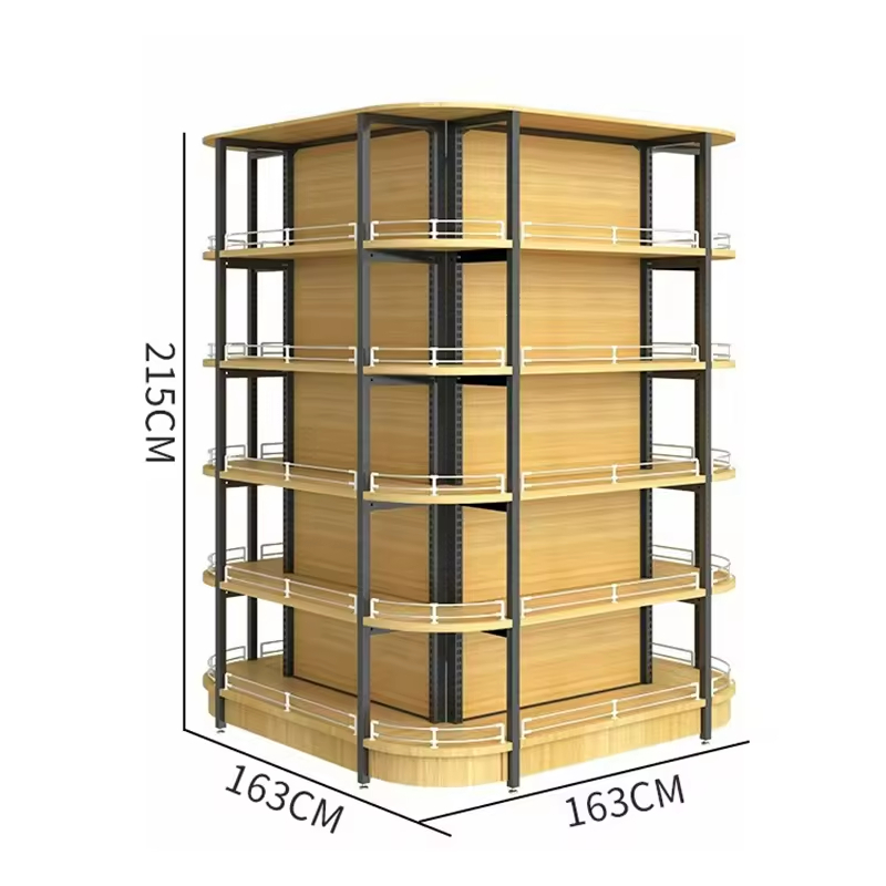 Manufacturer Supermarket Shelving Rack Cold Rolled Steel Freestanding Corrosion Protection Adjustable Quick Installation 3-Year
