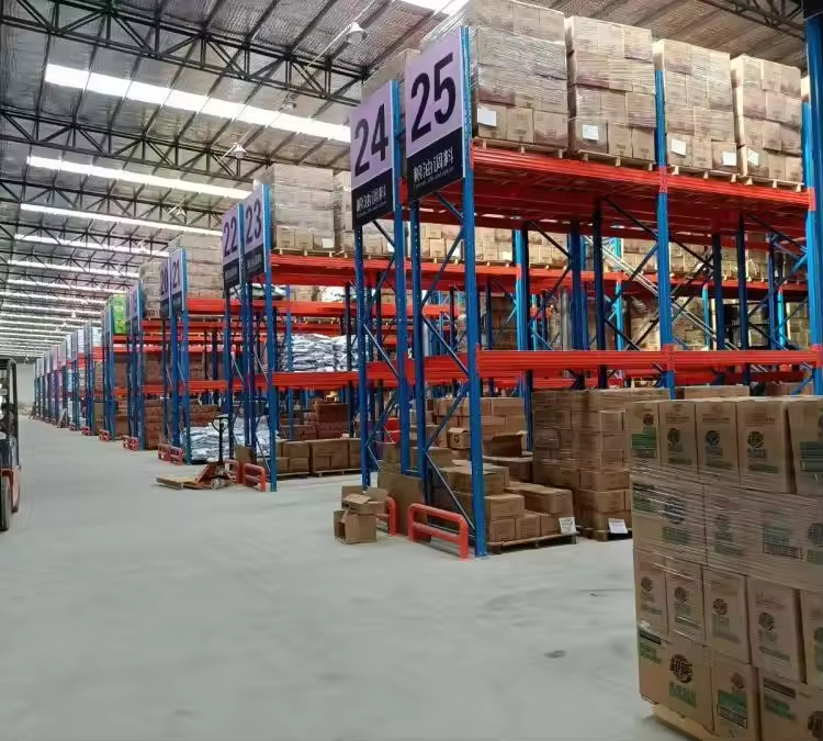 Industrial Heavy Duty Racking Multi-Tier Adjustable Metal Boltless Beam Pallet Storage Racks CE/ISO9001 Certified Corrosion