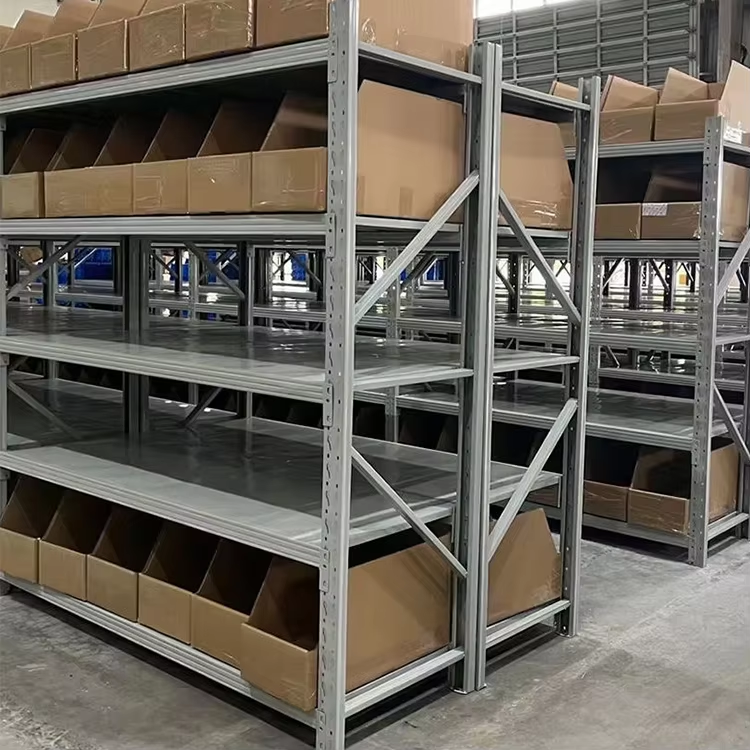 High Quality Heavy-Duty Metallic Warehouse Shelf Powder Coating Finish Storage Pallet Racking