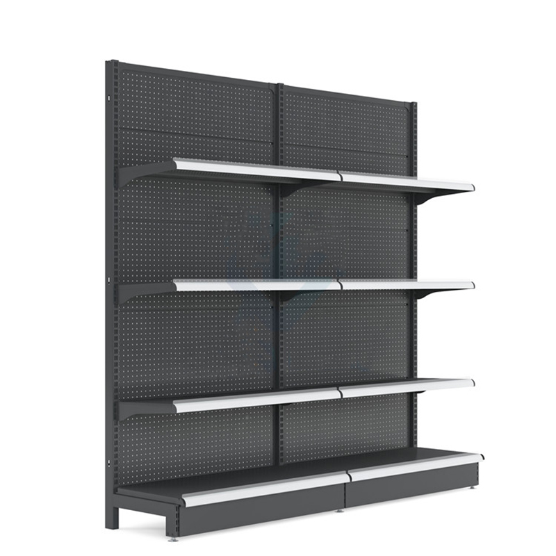 Supermarket Shelf Display Rack Single Sided Convenience Store Snack Shelving More Provinces Durable Metal Material