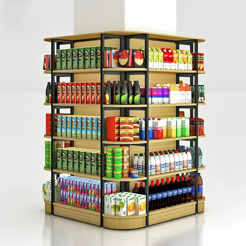 Manufacturer Supermarket Shelving Rack Cold Rolled Steel Freestanding Corrosion Protection Adjustable Quick Installation 3-Year