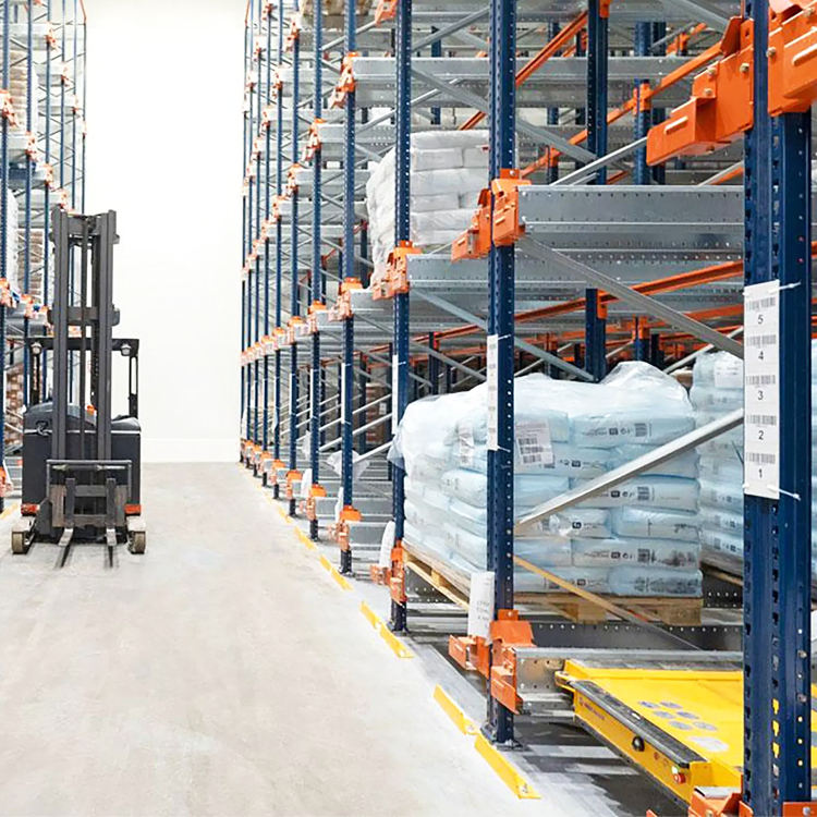 High Density Storage Radio Shuttle Pallet Racking Warehouse Racks Semi-automatic Racking System