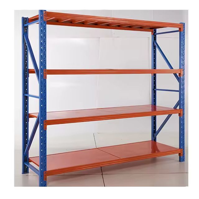 Factory Direct Sales Racks Assembled Column Beam Warehouse Shelves 4 Layers Steel and Iron Storage Racks