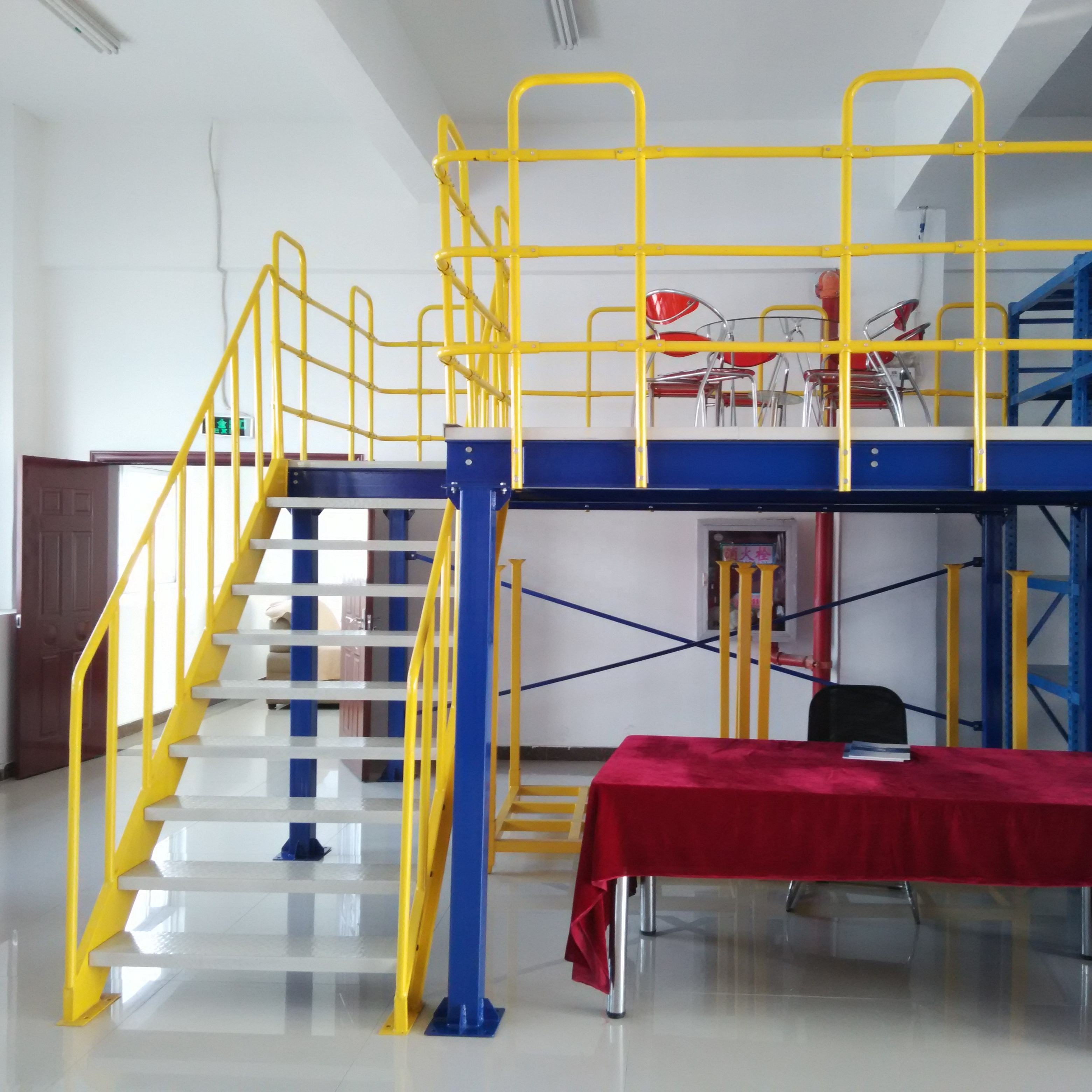 2-3 Levels Heavy Duty Mezzanine Racking Steel Mezzanine Floor Warehouse Shelf Platform Shelf Manufacturer
