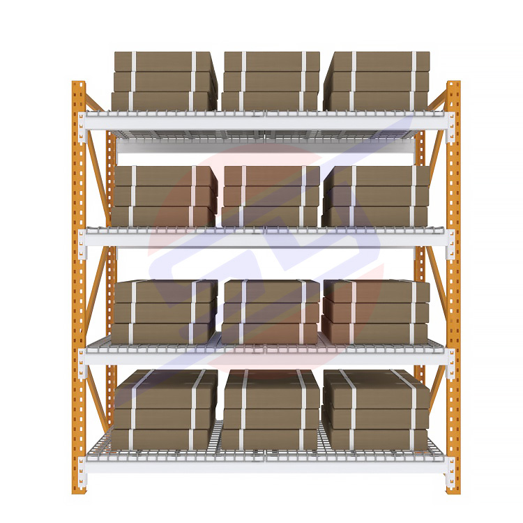 Wholesale Heavy Duty Steel Shelves 800kg Load Capacity Thickened Metal Rustproof and Corrosion Protected Pallet Racking