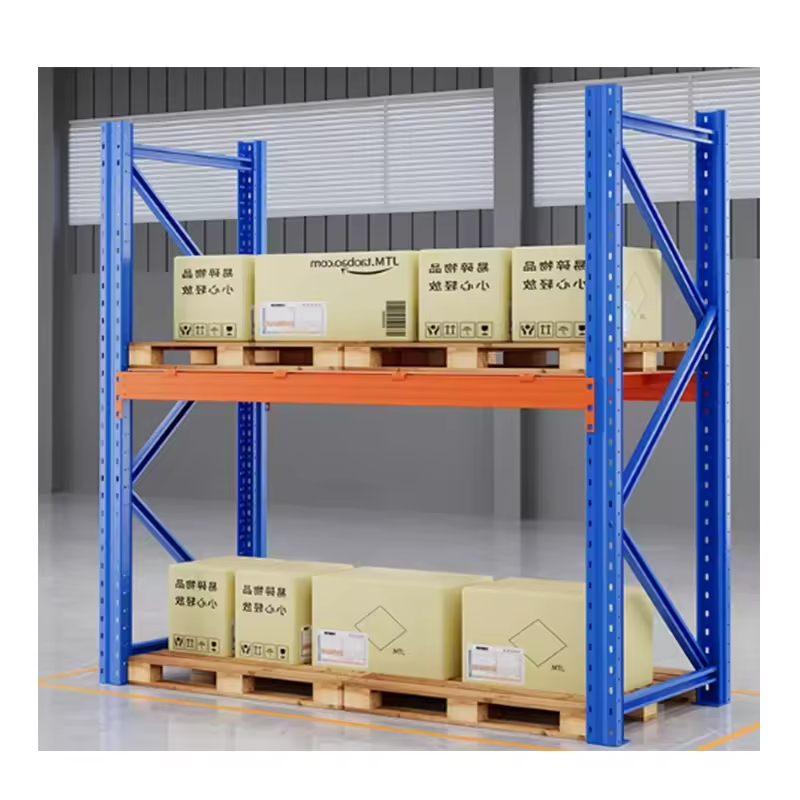 High Quality Customized Steel Pallet Shelf System Heavy Duty Shelves Display Stacking Racks for Industrial Warehouse Use