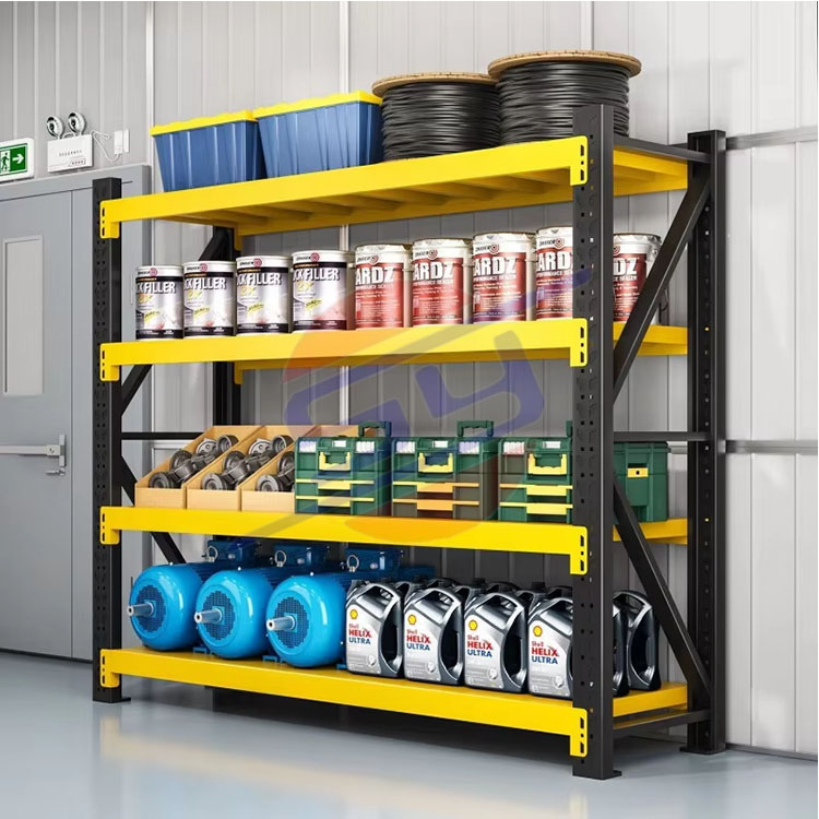 Metal Heavy Duty Racking 5-Layer Metal Boltless Storage Racking Industrial Customized Palletized Racking