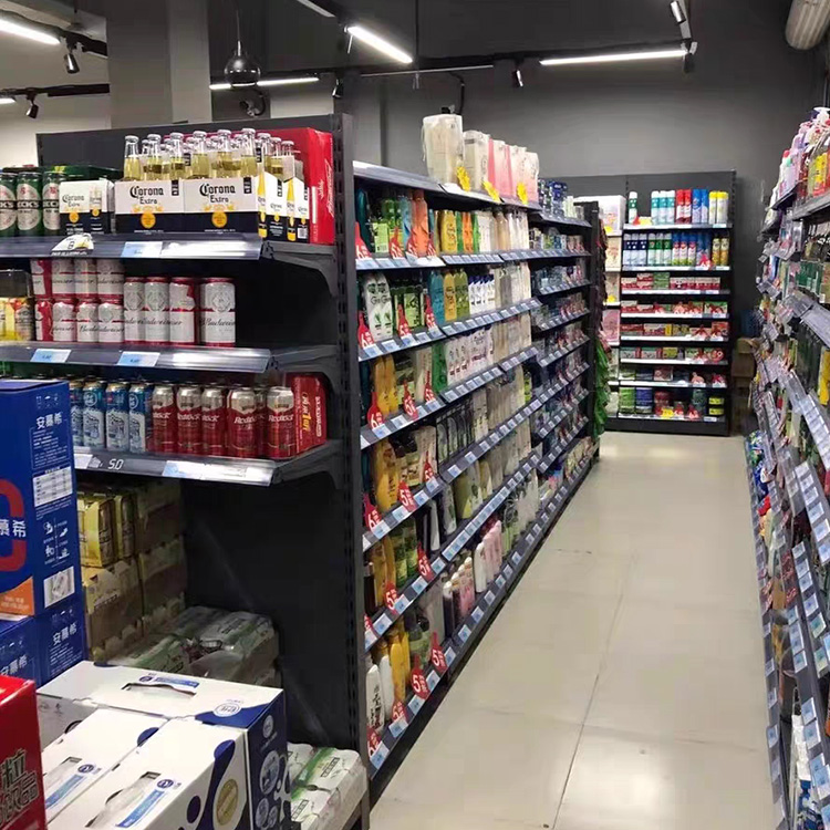 Custom Retail Store Shelf Supermarket Shelving Display Shelves for Retail Store RACK SUPERMARKET Market Shelf