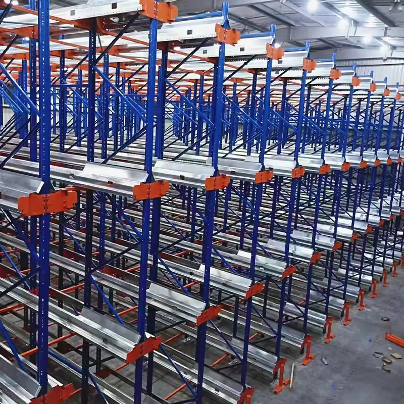 Intelligent Pallet Rack System 4 Way Shuttle Pallet Rack Automated Storage System Shuttle Rack