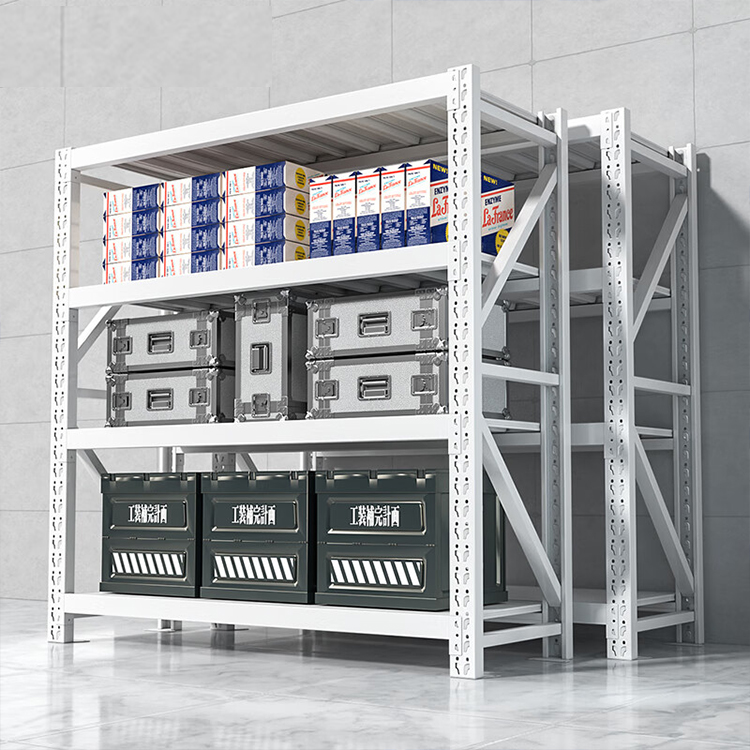 Heavy Duty Warehouse Racks 4-Layer Metal Storage Racks Logistics Garage Storage Steel Racks