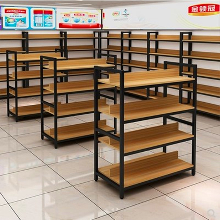 Supermarket Display Stands Cold Rolled Steel Light Duty Freestanding Shelving Racks 60-150 KG Capacity Retail Storage Cabinets