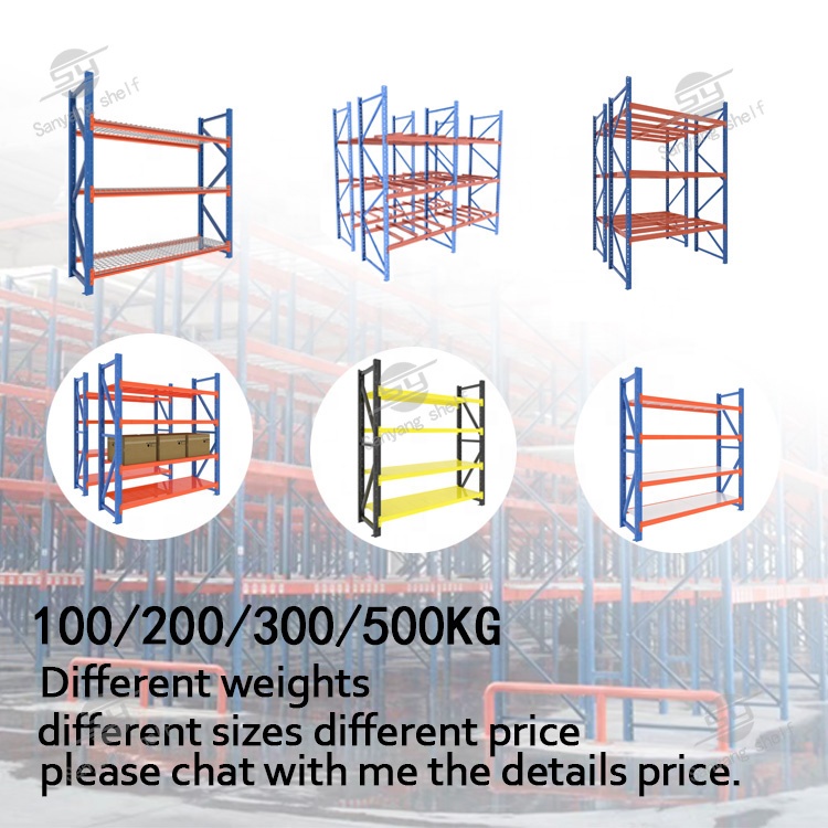 Warehouse Heavy Duty Storage Racking Industrial Thickened Metal Boltless Assembled Pallet Racking Tyre Racking System