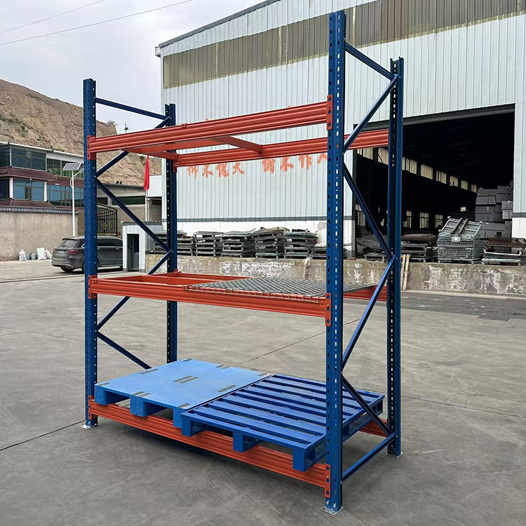 Heavy-Duty Steel Pallet Racking System Corrosion Protection Adjustable Durable Metal Shelf Storage Warehouse Stacking Racks
