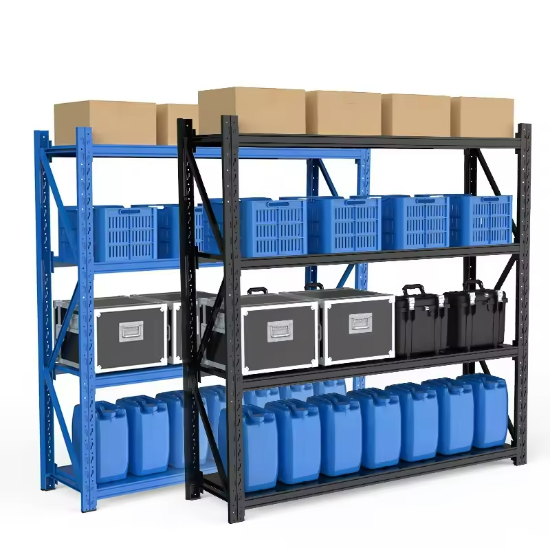 Hot Selling 5 Layer Medium Duty Steel Storage Racks Shelving Units Adjustable 200kg-500kg Corrosion Protected for Warehouse Use