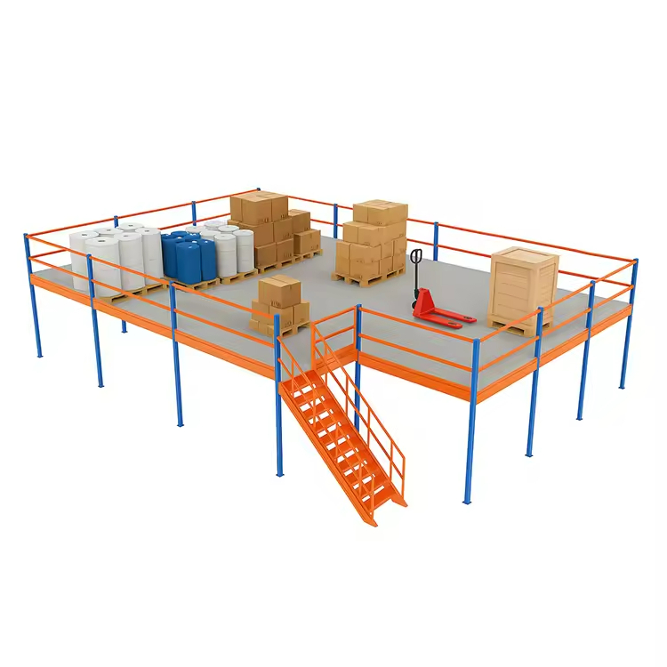 Heavy Duty Mezzanine Floor Racking System for Warehouse | 300~1000kg/m² Load | Free Design Support