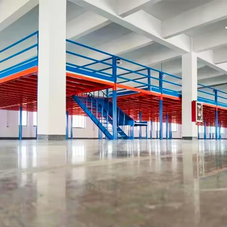 Multi Tier Steel Grating Floor Industrial Mezzanine Platform H Steel Mezzanine Rack System Warehouse Mezzanine Floor System