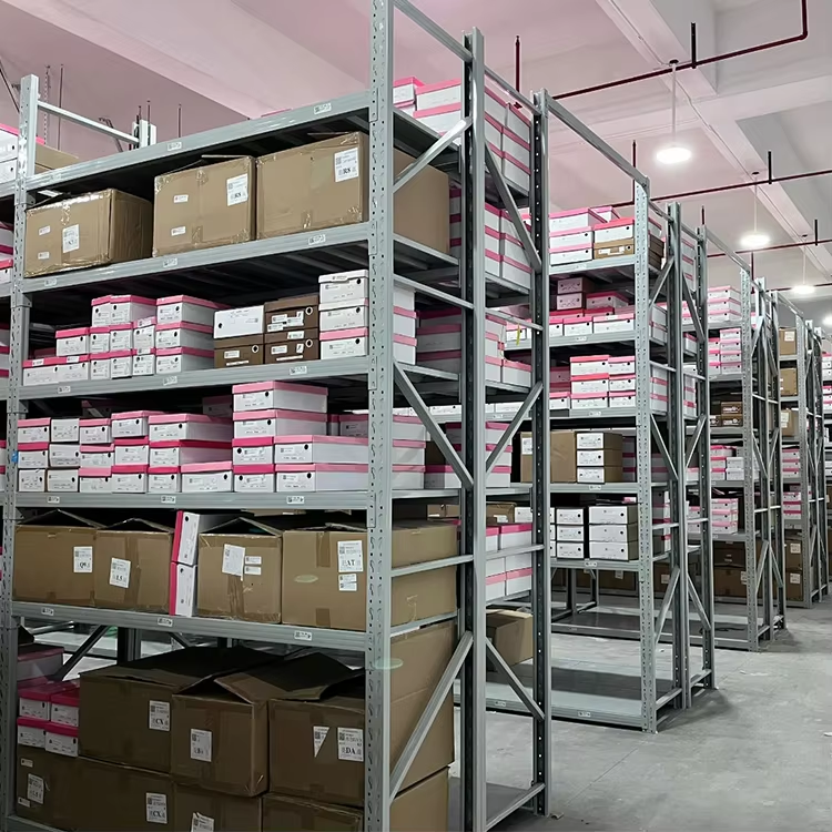 High Quality Heavy-Duty Metallic Warehouse Shelf Powder Coating Finish Storage Pallet Racking