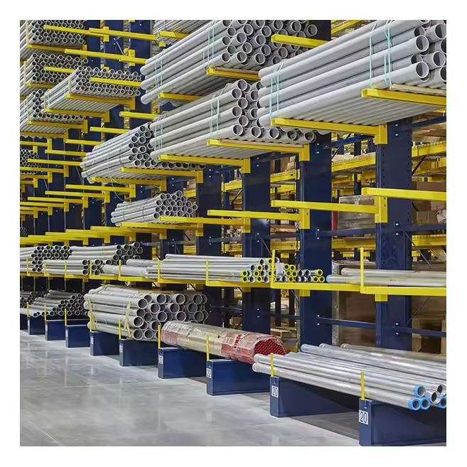 China De Discount Priced Structural Cantilever Racking Wood Storage Warehouse Shelving for Sale Smart Warehouse