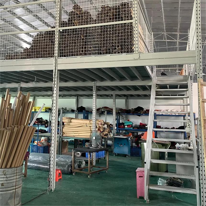 Industrial Warehouse Steel Platforms Metal Shelving Storage Racks Heavy Duty Steel Mezzanine Floor Systems
