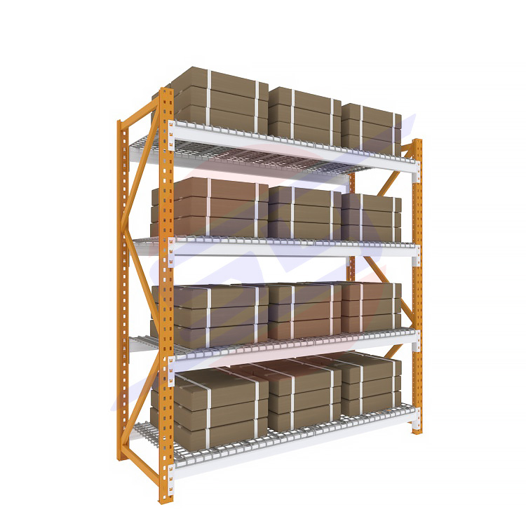 Wholesale Heavy Duty Steel Shelves 800kg Load Capacity Thickened Metal Rustproof and Corrosion Protected Pallet Racking