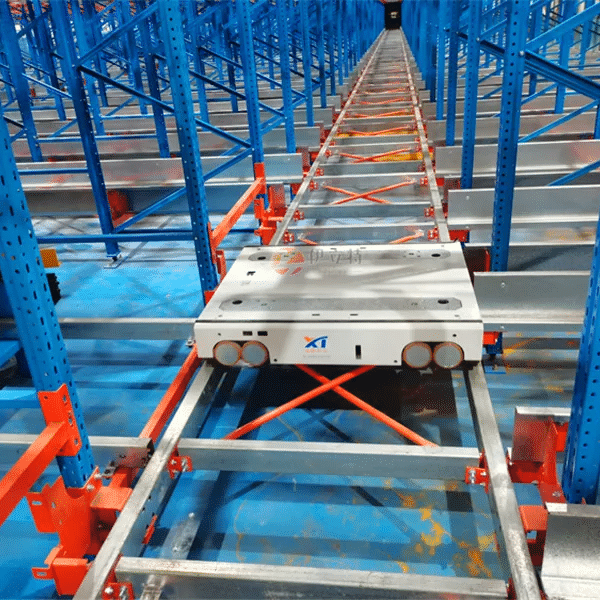 Automatic Warehouse Racking System Hightech Radio Shuttle Pallet Rack Radio Hanging Rack OEM  Systems Drive Pallet Racking