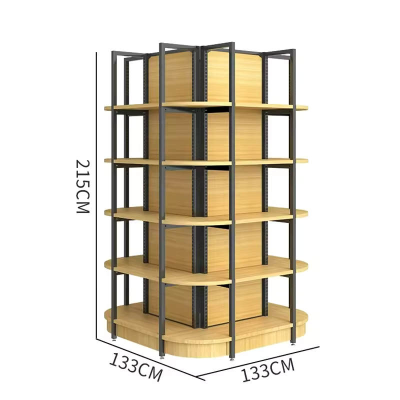 Manufacturer Supermarket Shelving Rack Cold Rolled Steel Freestanding Corrosion Protection Adjustable Quick Installation 3-Year