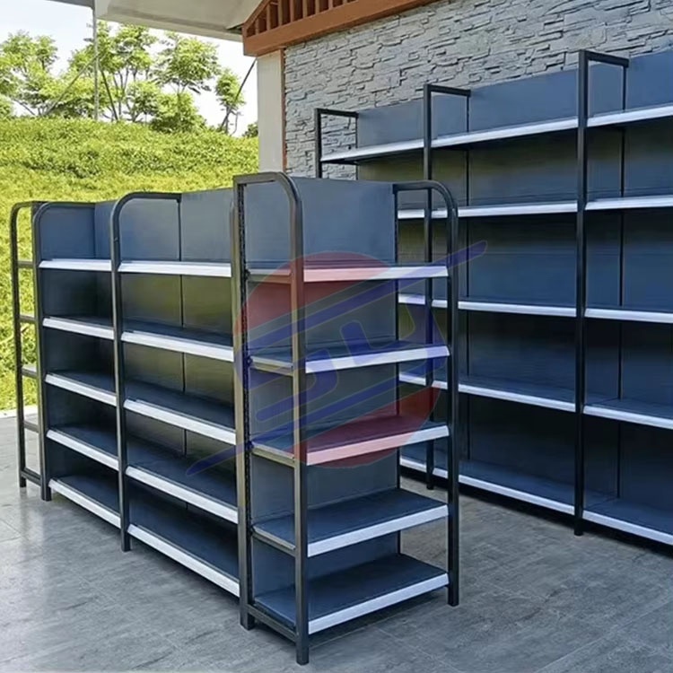 Adjustable Disassembled Multi-Functional Supermarket Gondola Shelving Retail Display Rack for Sale With Free 3D Design