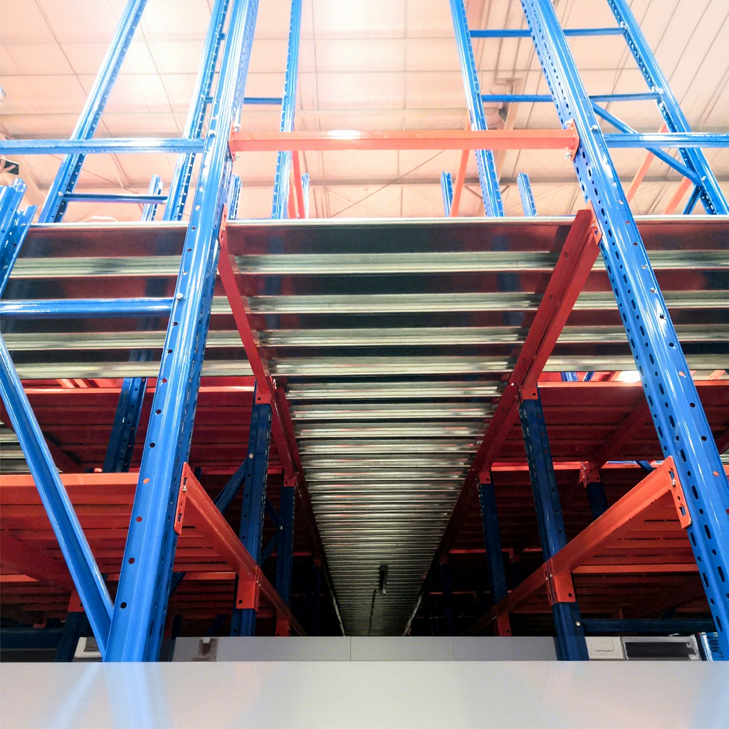 China Manufacturer Warehouse Platform Mezzanine Racking for Warehouse Storage System Adjustive Steel Metal Storage Shelf