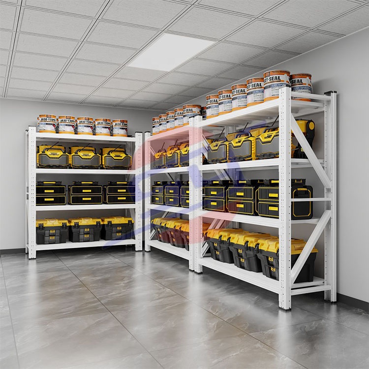 Customized Industrial Medium Duty Stacking Racks System Units Metal Rack Warehouse Steel Pallet Racking Galvanized Shelving