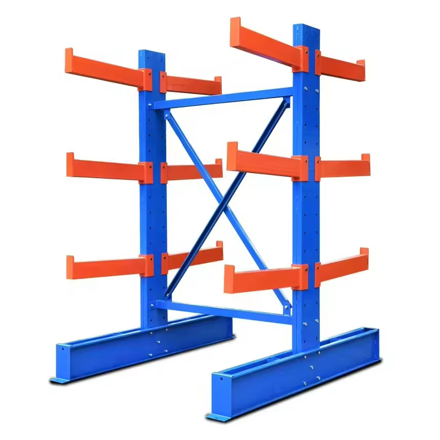 China De Discount Priced Structural Cantilever Racking Wood Storage Warehouse Shelving for Sale Smart Warehouse