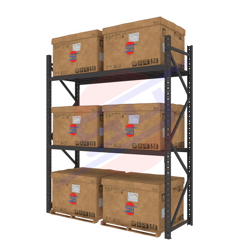 New Design Warehouse Racking Heavy Duty Thickened Metal Pallet Racking Steel No Boltless Easy Installation Shelving Racking