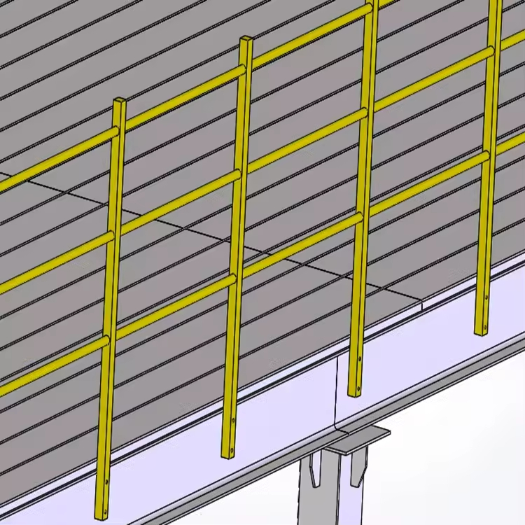 Custom Mezzanine Platform 1000-3000kg Per Sqm Mezzanine System 2-3 Floors with Stairs Heavy Duty Mezzanine Floor