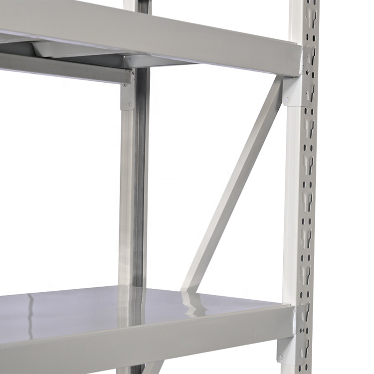 100KG Steel Light Warehouse Storage Shelves Each Floor Electrostatic Adsorption Spraying Garage Shelves Stacking Racks Shelves