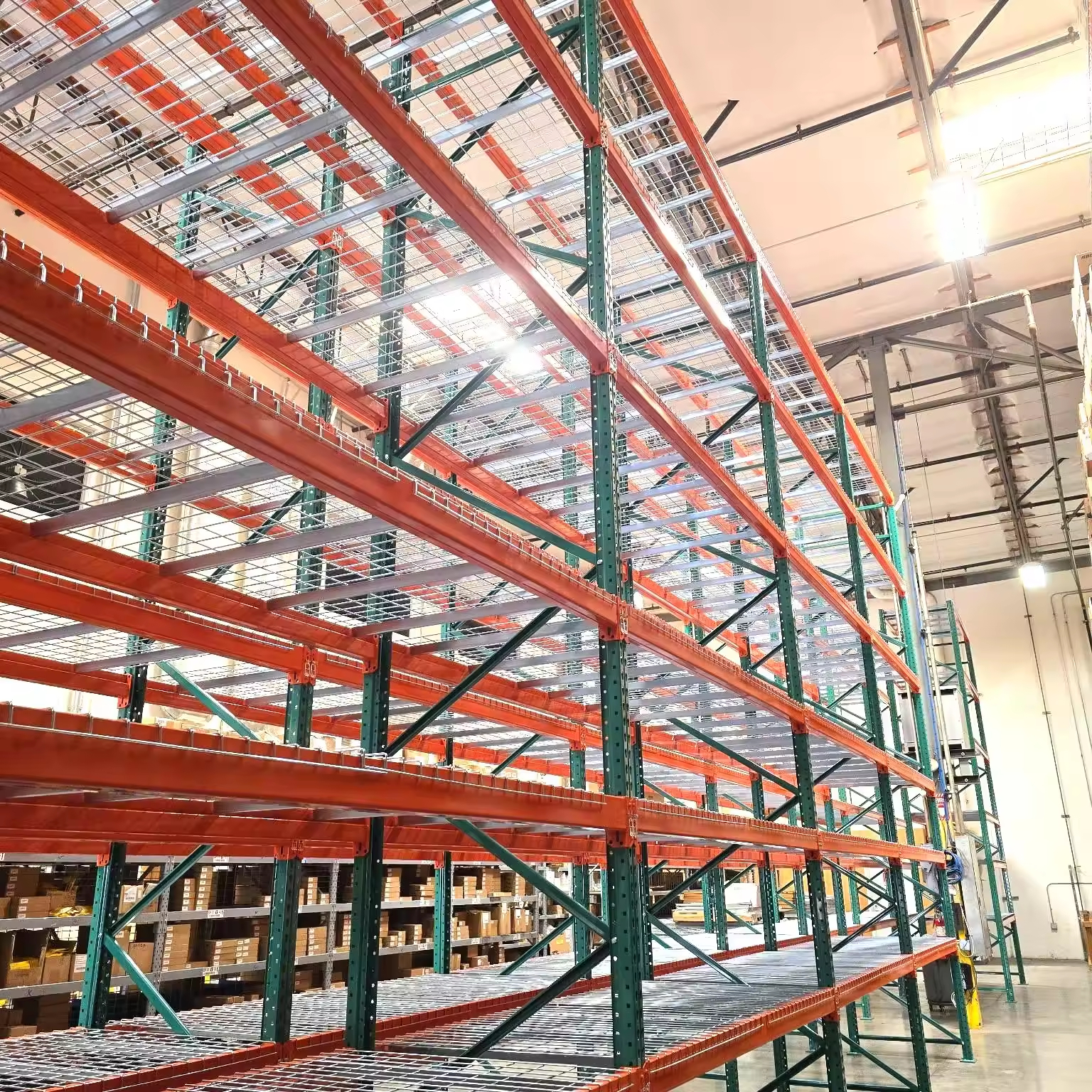 Top Selling Steel Powder Coated Column Base Plate Pallet Racking Storage Stackable Shelving Units Heavy Duty Storage Rack