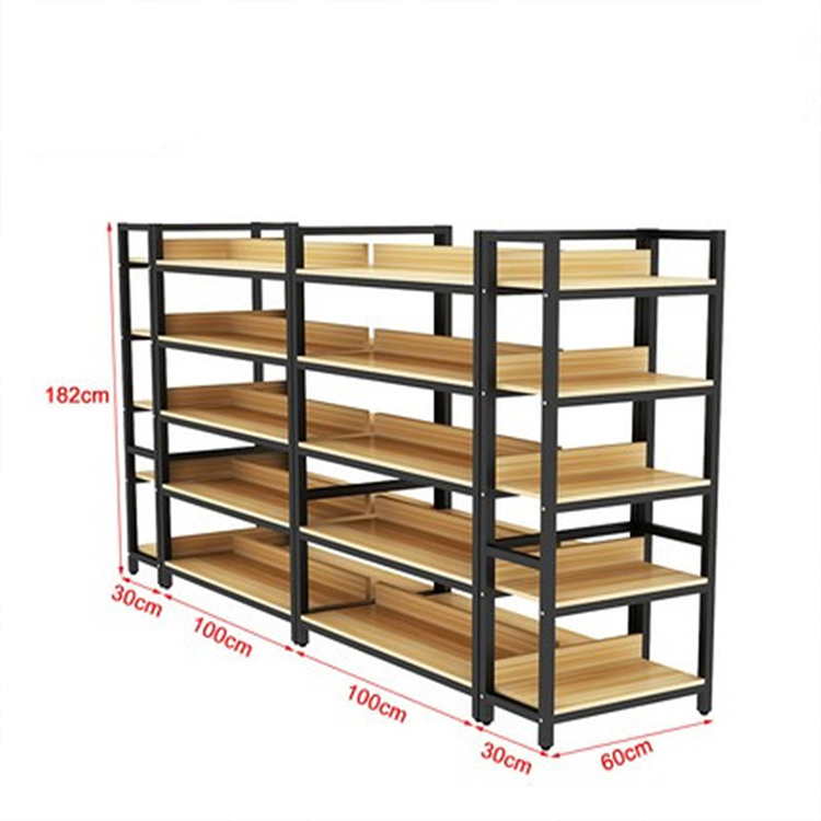 Supermarket Display Stands Cold Rolled Steel Light Duty Freestanding Shelving Racks 60-150 KG Capacity Retail Storage Cabinets
