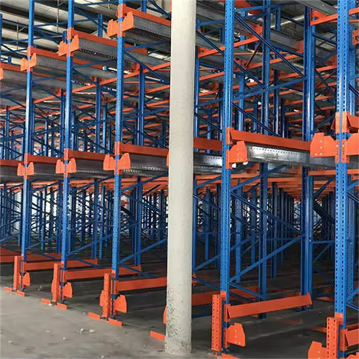 First-In-First-Out Automated Warehouse Pallet Racking System Storage Racking Stacking Racks Cold Storage Radio Shuttle Rack