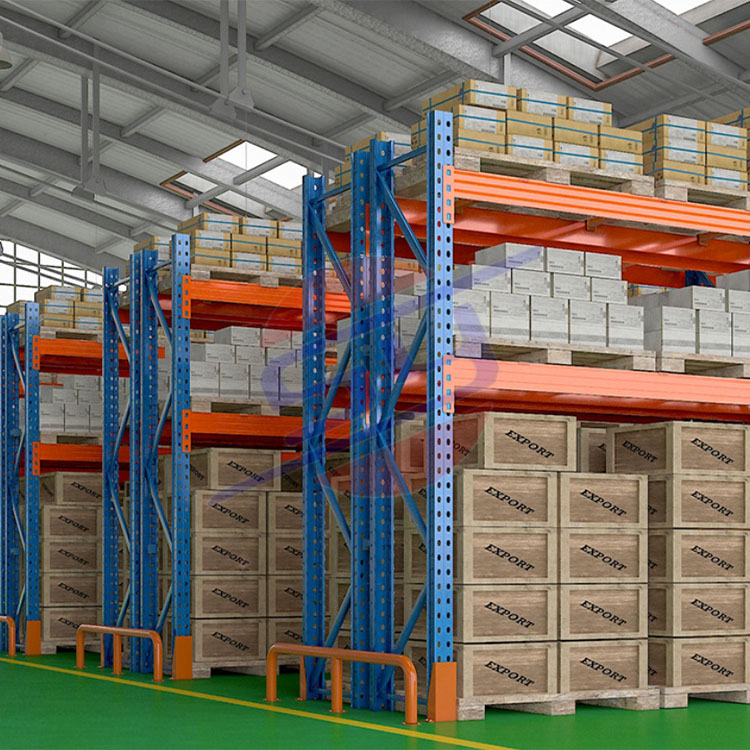 Industrial Metal Steel Warehouse Racking Unit Corrosion Resistant Pallet Rack with 5 Layers for Storage