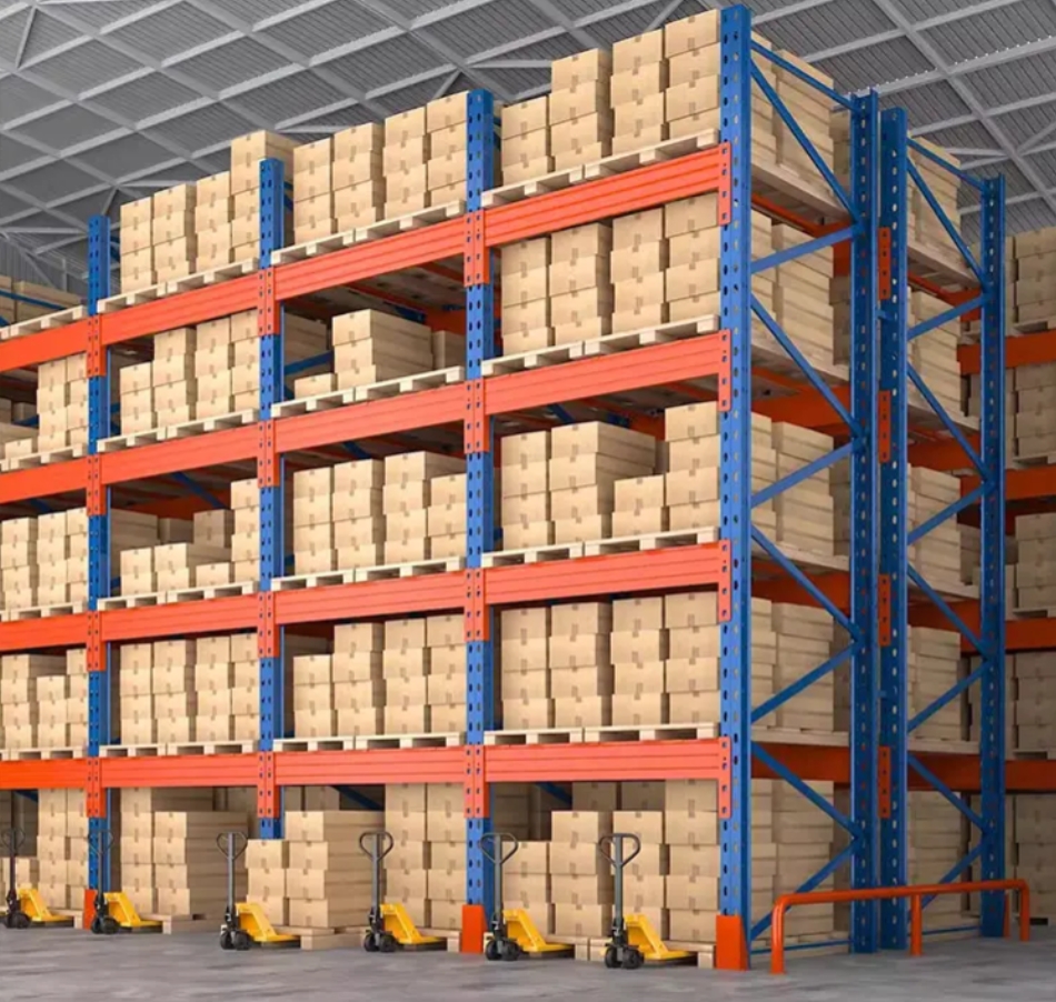 Industrial Selective Pallet Rack High Loading Steel and Plastic Storage Racking for Warehouses Selective Pallet Racking