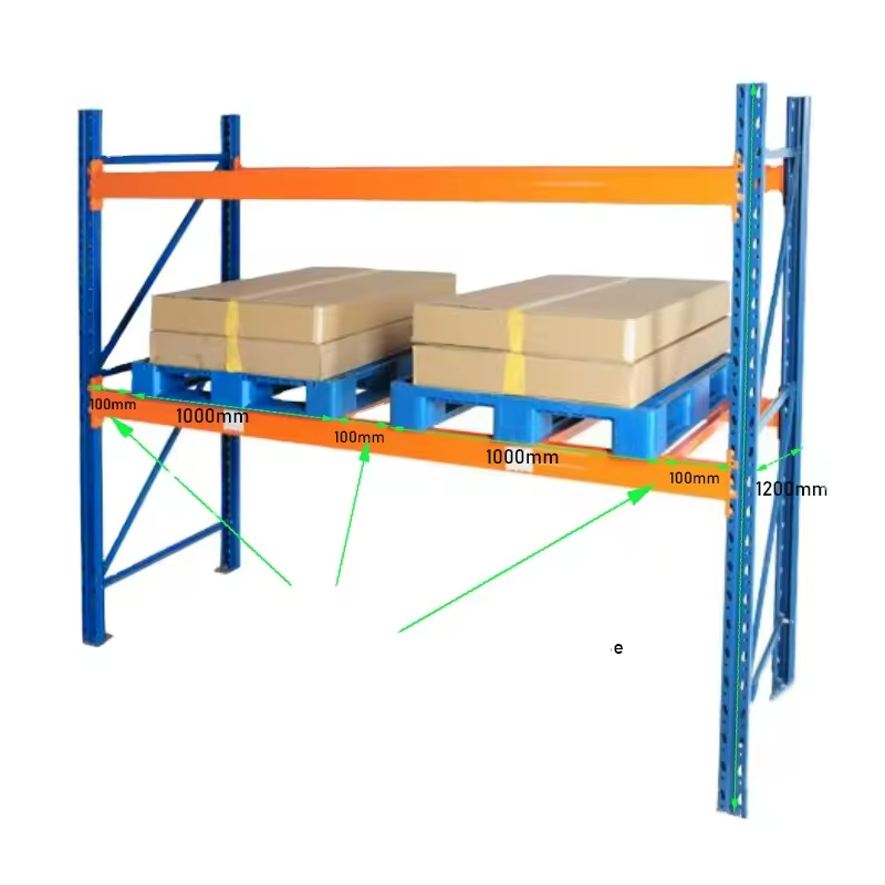 Selective Pallet Racking Industrial Metal Steel Quick Mount Beam Warehouse Storage Equipment