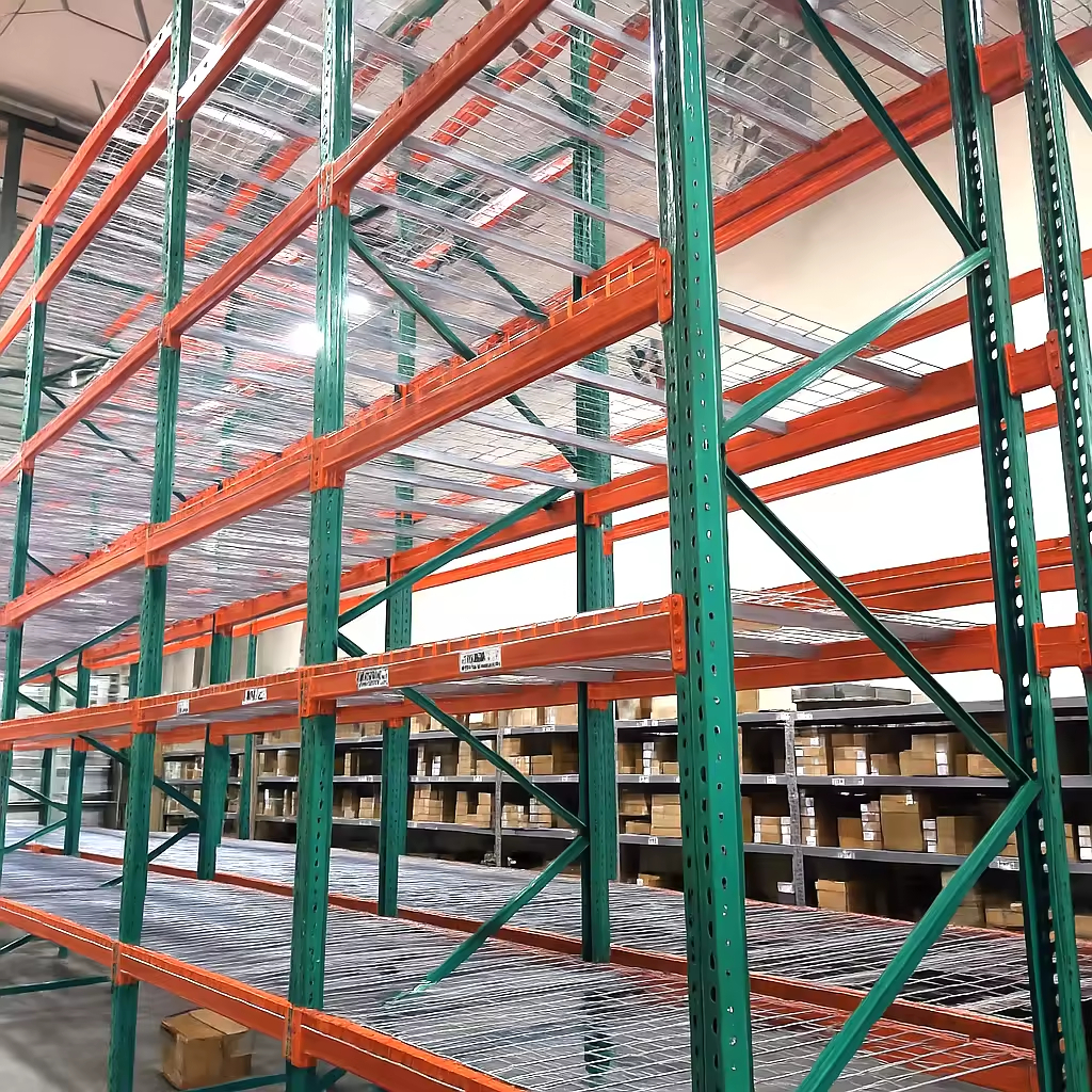 Top Selling Steel Powder Coated Column Base Plate Pallet Racking Storage Stackable Shelving Units Heavy Duty Storage Rack
