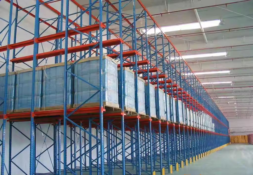 Industrial Racking Storage System Steel Multi Level Heavy Duty Drive-in Pallet Rack Stackable Shelving