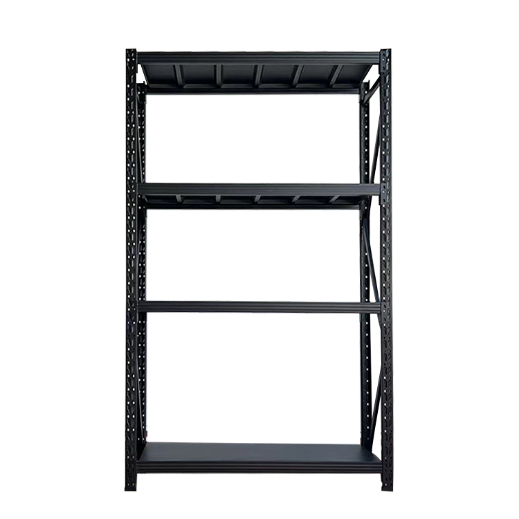 Light Shelf 4 Layer Metal Storage Rack Commercial Warehouse Storage Rack Adjustable Double-sided Metal Shelves